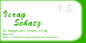 virag schatz business card
